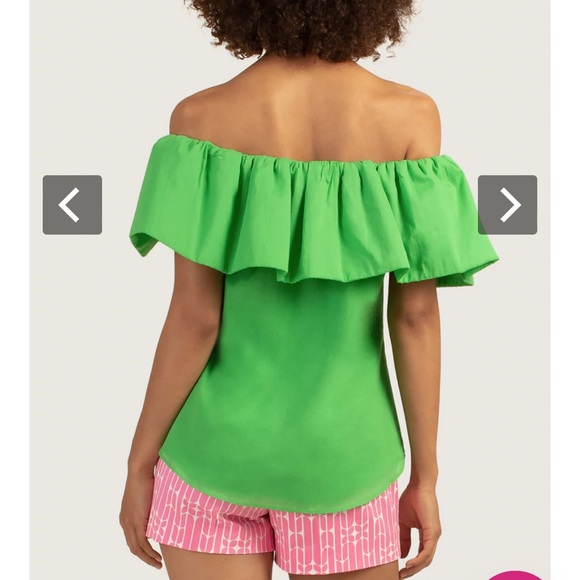 TRINA TURK Air Green Top - Picture 2 of 2